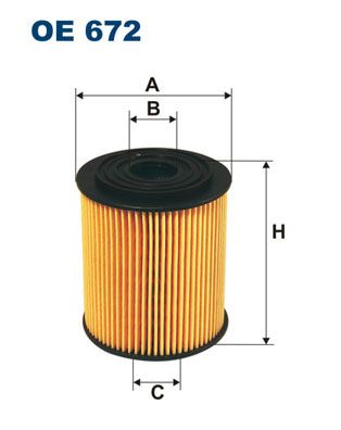 Oil Filter FILTRON OE 672