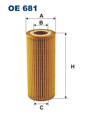 Hydraulic Filter, automatic transmission FILTRON OE 681