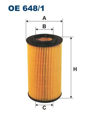 Oil Filter FILTRON OE 648/1