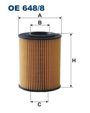 Oil Filter FILTRON OE 648/8