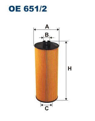 Oil Filter FILTRON OE 651/2