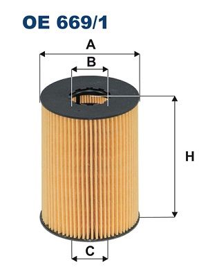 Oil Filter FILTRON OE 669/1