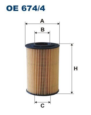 Oil Filter FILTRON OE 674/4