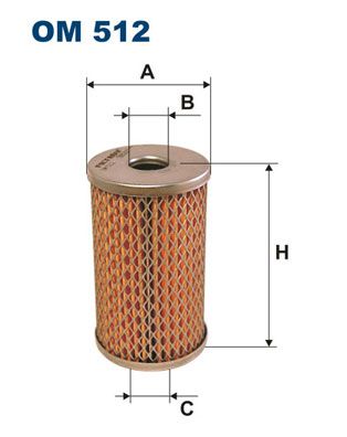 FILTRON OM 512 Hydraulic Filter, steering