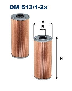 Oil Filter FILTRON OM 513/1-2x