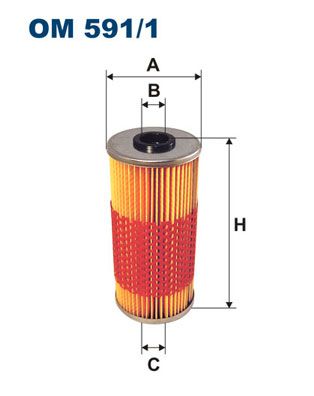 Oil Filter FILTRON OM 591/1