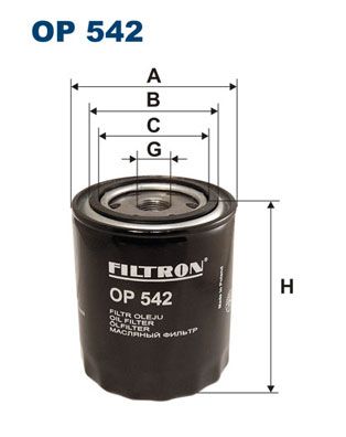 Oil Filter FILTRON OP 542