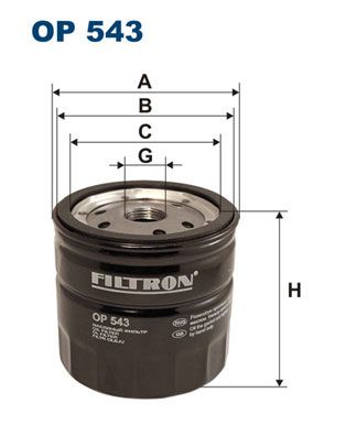 FILTRON OP 543 Oil Filter