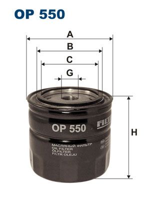 Oil Filter FILTRON OP 550