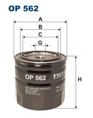 FILTRON OP 562 Oil Filter