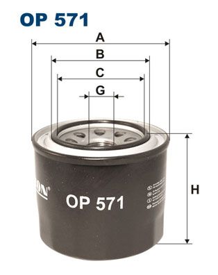 Oil Filter FILTRON OP 571