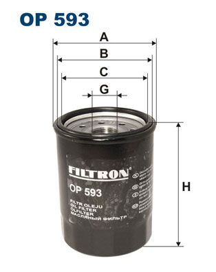 Oil Filter FILTRON OP 593