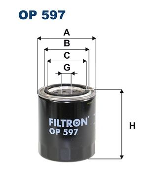 Oil Filter FILTRON OP 597