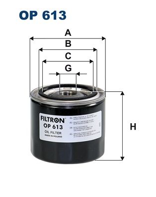 Oil Filter FILTRON OP 613