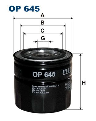 FILTRON OP 645 Oil Filter