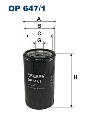 Oil Filter FILTRON OP 647/1