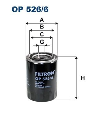 Oil Filter FILTRON OP 526/6