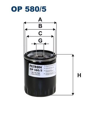 Oil Filter FILTRON OP 580/5