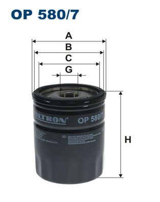 Oil Filter FILTRON OP 580/7