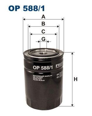 FILTRON OP 588/1 Oil Filter