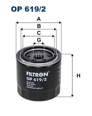 Oil Filter FILTRON OP 619/2