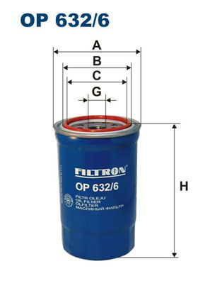 FILTRON OP 632/6 Oil Filter