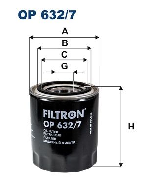 Oil Filter FILTRON OP 632/7