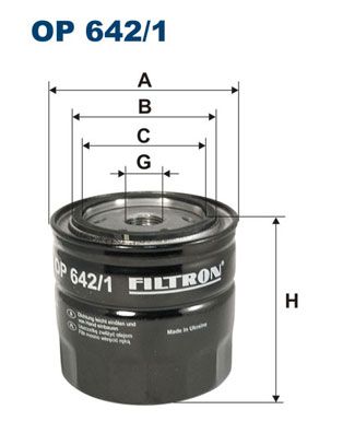 Oil Filter FILTRON OP 642/1