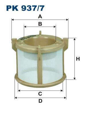 Fuel Filter FILTRON PK 937/7