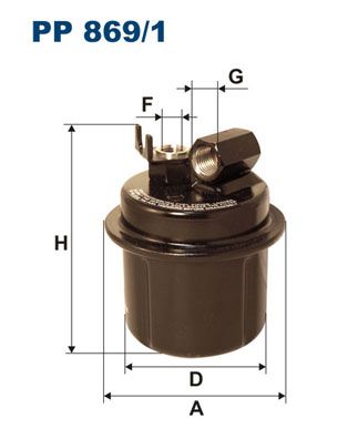 Fuel Filter FILTRON PP 869/1