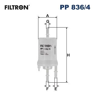 Fuel Filter FILTRON PP 836/4
