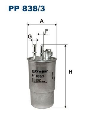 Fuel Filter FILTRON PP 838/3