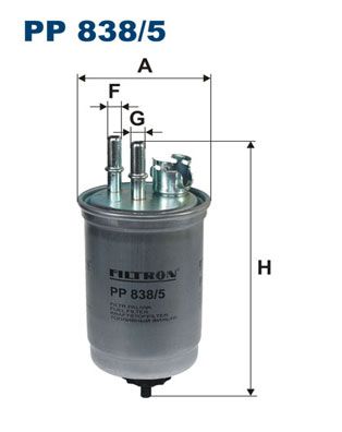 Fuel Filter FILTRON PP 838/5