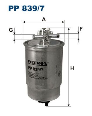 FILTRON PP 839/7 Fuel Filter