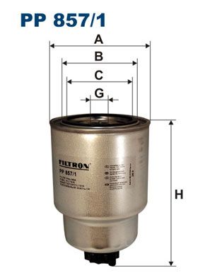 FILTRON PP 857/1 Fuel Filter