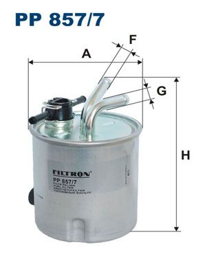 Fuel Filter FILTRON PP 857/7