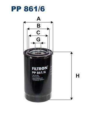 Fuel Filter FILTRON PP 861/6