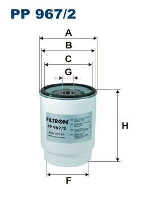 Fuel Filter FILTRON PP 967/2