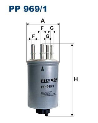 Fuel Filter FILTRON PP 969/1