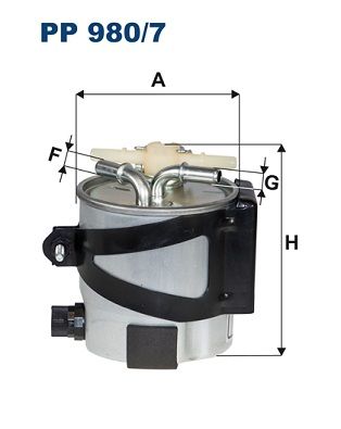 Fuel Filter FILTRON PP 980/7