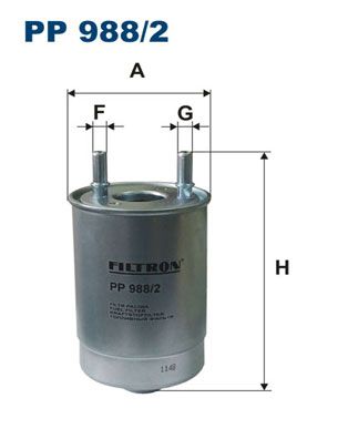 Fuel Filter FILTRON PP 988/2