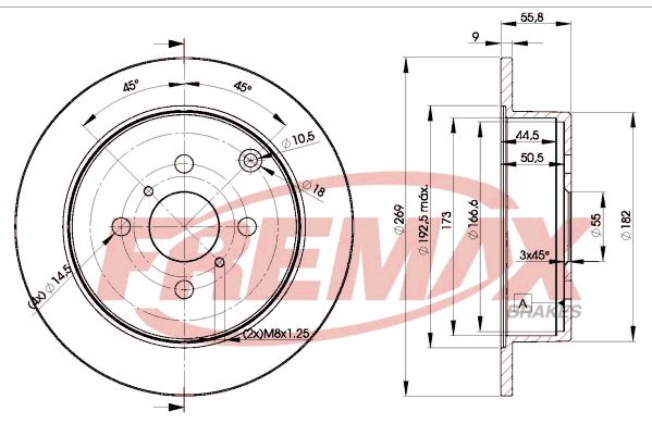 FREMAX BD-1221 Brake Disc