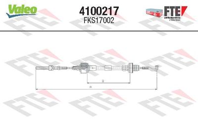 Cable Pull, clutch control FTE 4100217