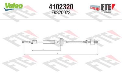 Cable Pull, clutch control FTE 4102320