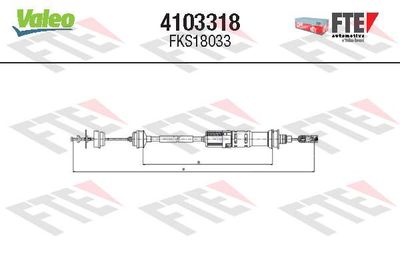 Cable Pull, clutch control FTE 4103318