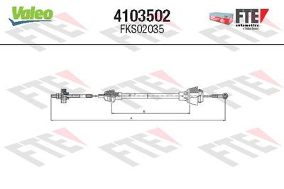 Cable Pull, clutch control FTE 4103502