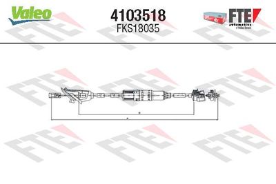 Cable Pull, clutch control FTE 4103518