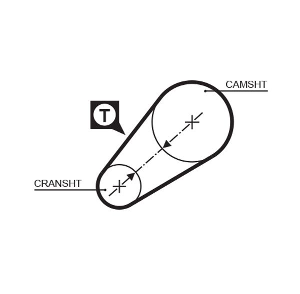 GATES 5014 Timing Belt