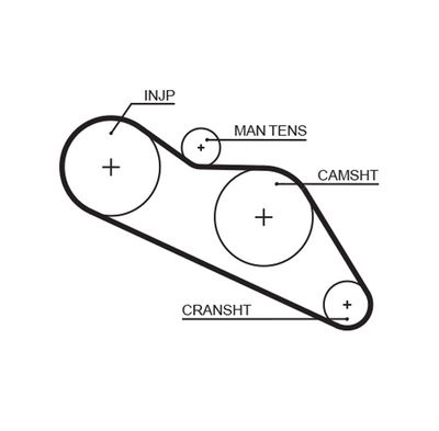 Timing Belt GATES 5114