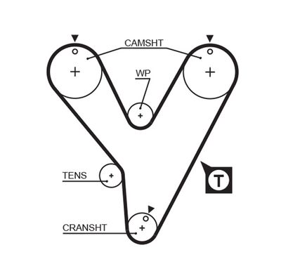 Timing Belt GATES 5228XS